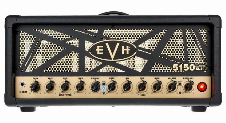 Evh 5150 III 50 W EL34 Head BK, kuva 5