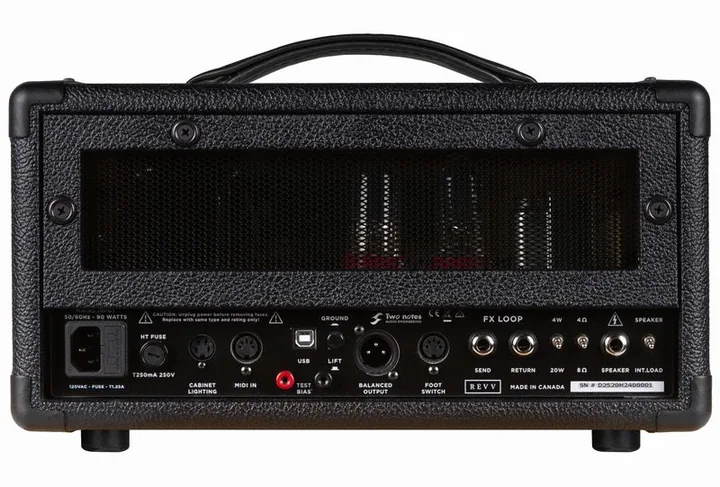Revv D20 Amp Head BK MK2, billede 2