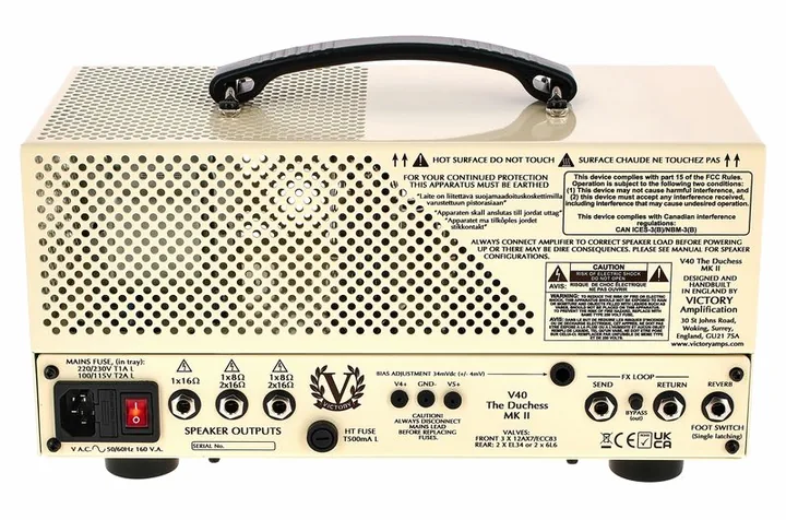 Victory Amplifiers V40 The Duchess MKII Lunch Box, bild 4